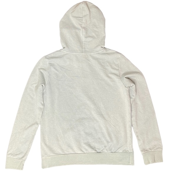 Belle du Jour Womens Pullover Hoodie Large L Cobalt Green Front Pocket Stretch - Picture 8 of 15